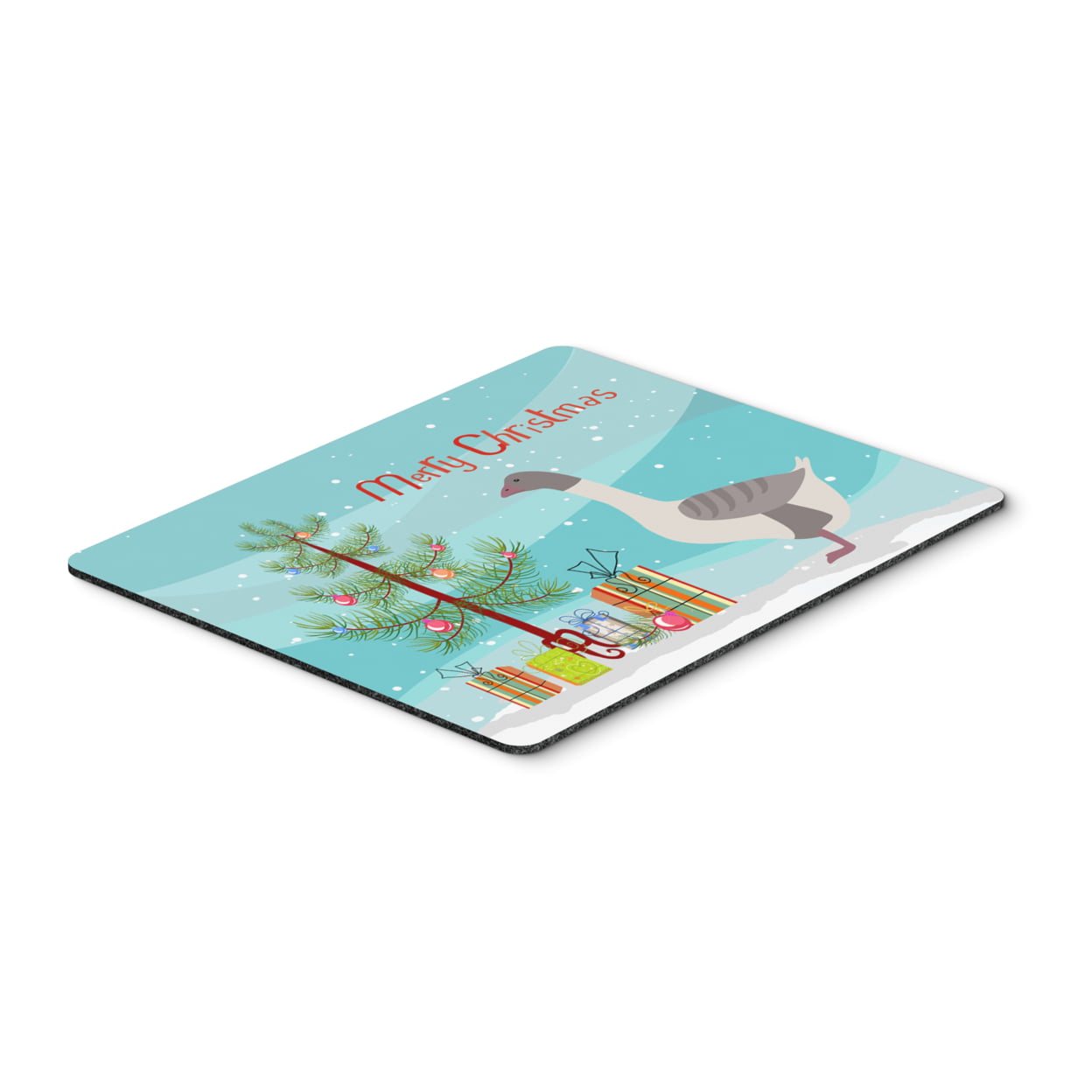 BB9268MP Buff Grey Back Goose Christmas Mouse Pad, Hot Pad or Trivet
