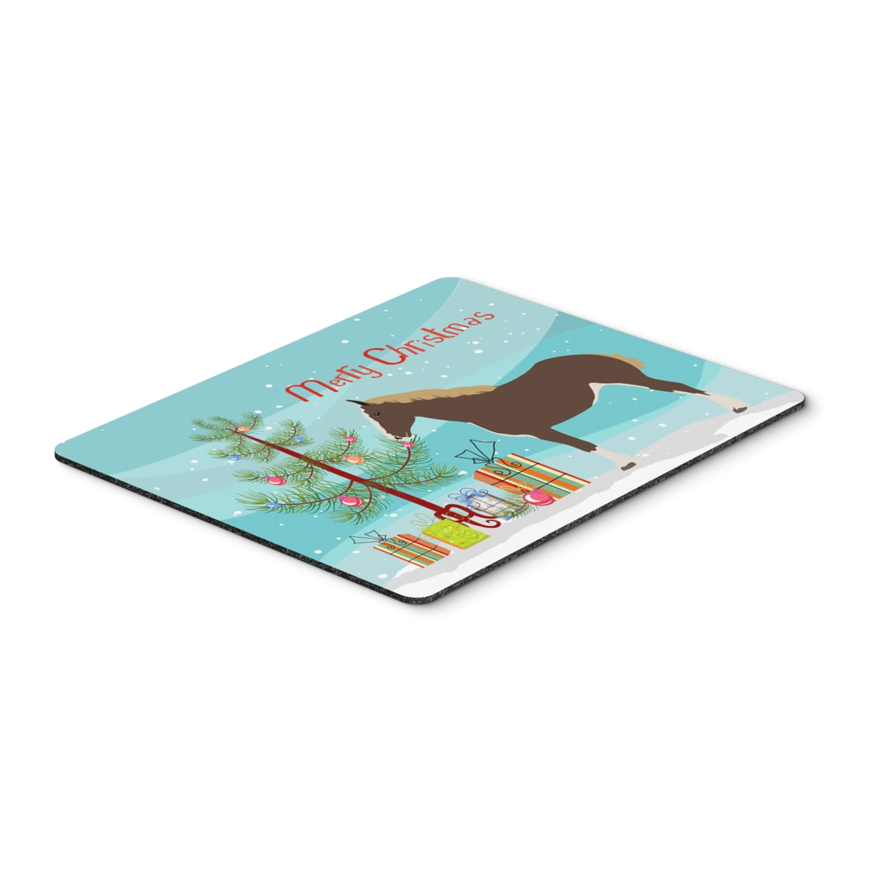 Percheron Horse Christmas Mouse Pad - Hot Pad or Trivet
