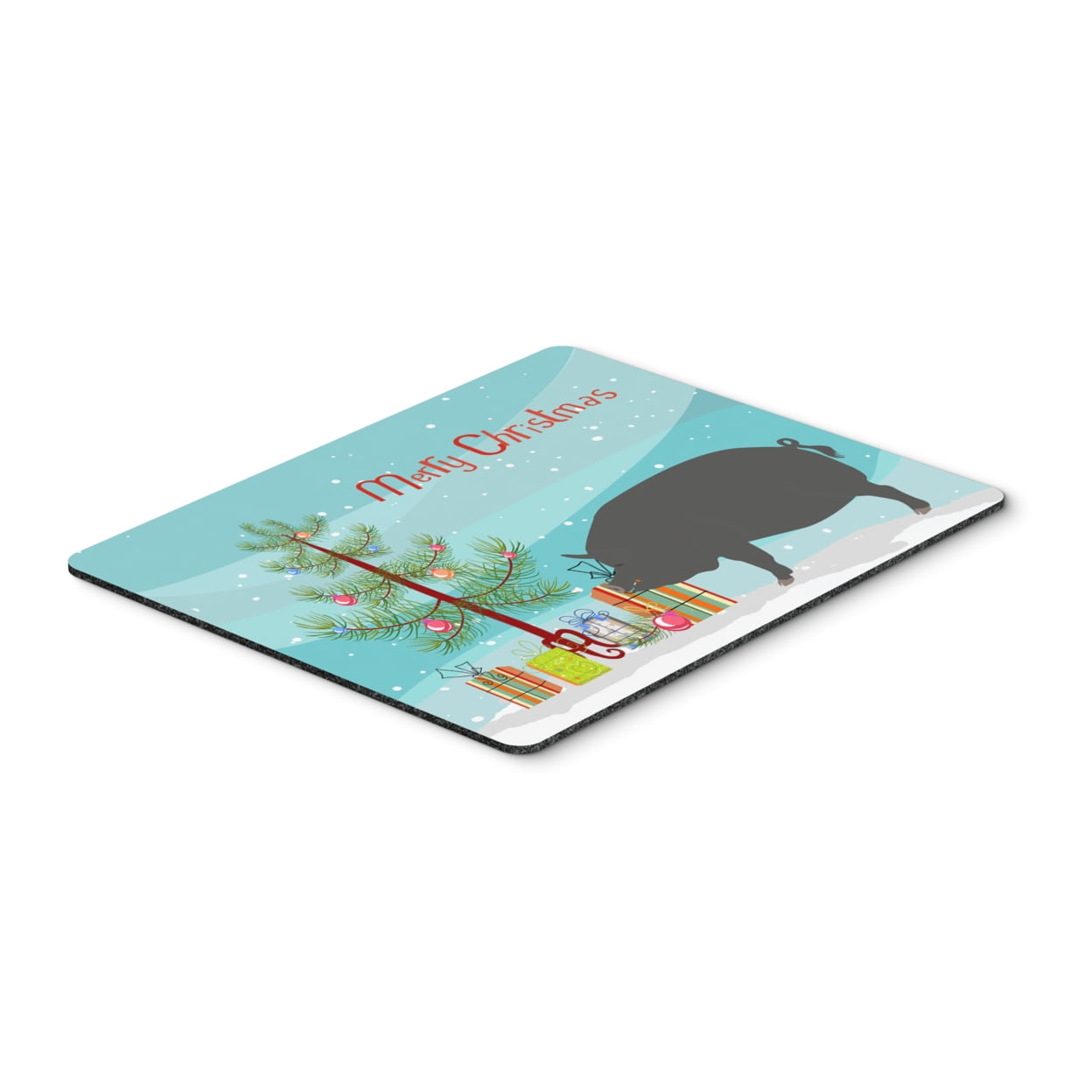 Berkshire Pig Christmas Mouse Pad - Hot Pad or Trivet