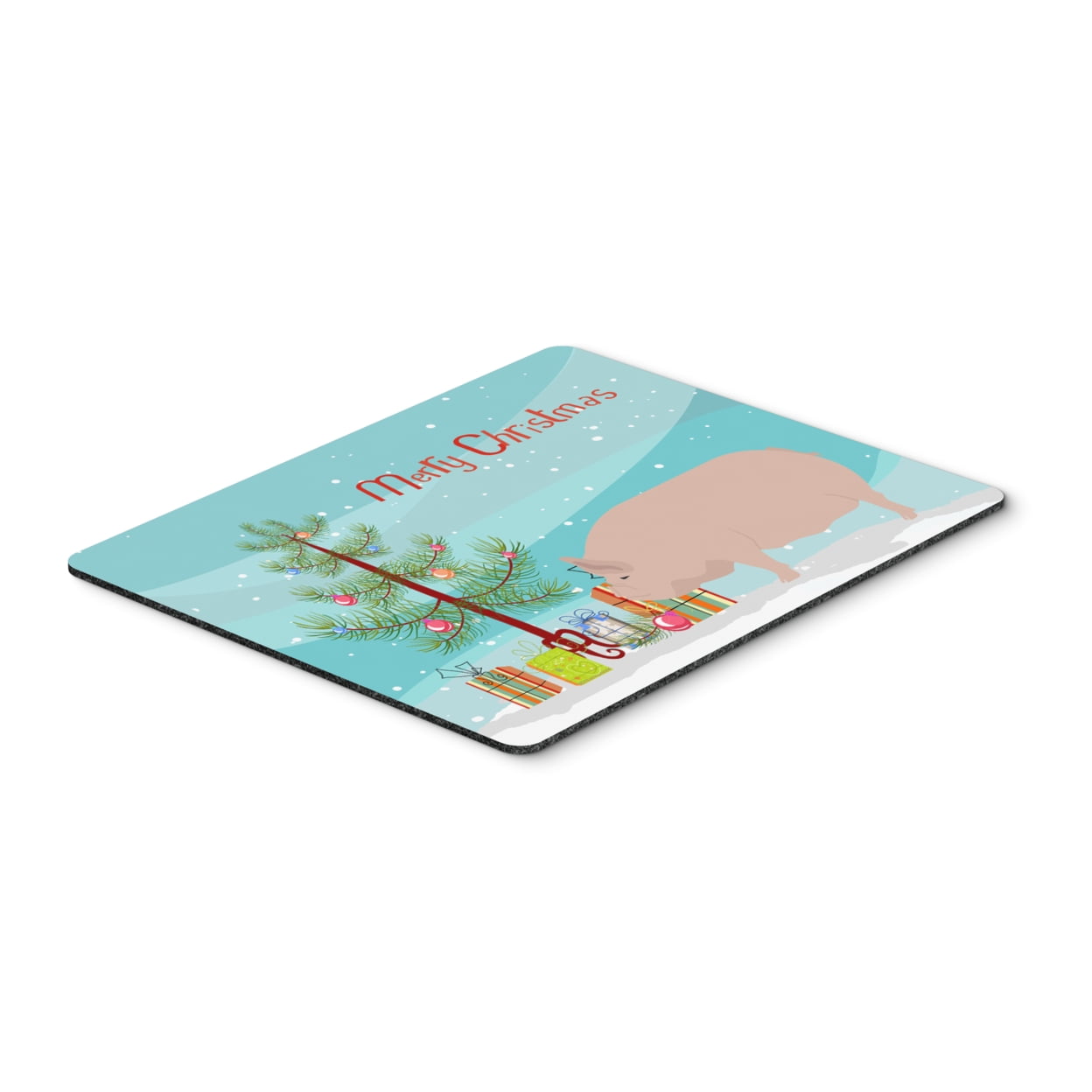 BB9304MP Welsh Pig Christmas Mouse Pad, Hot Pad or Trivet