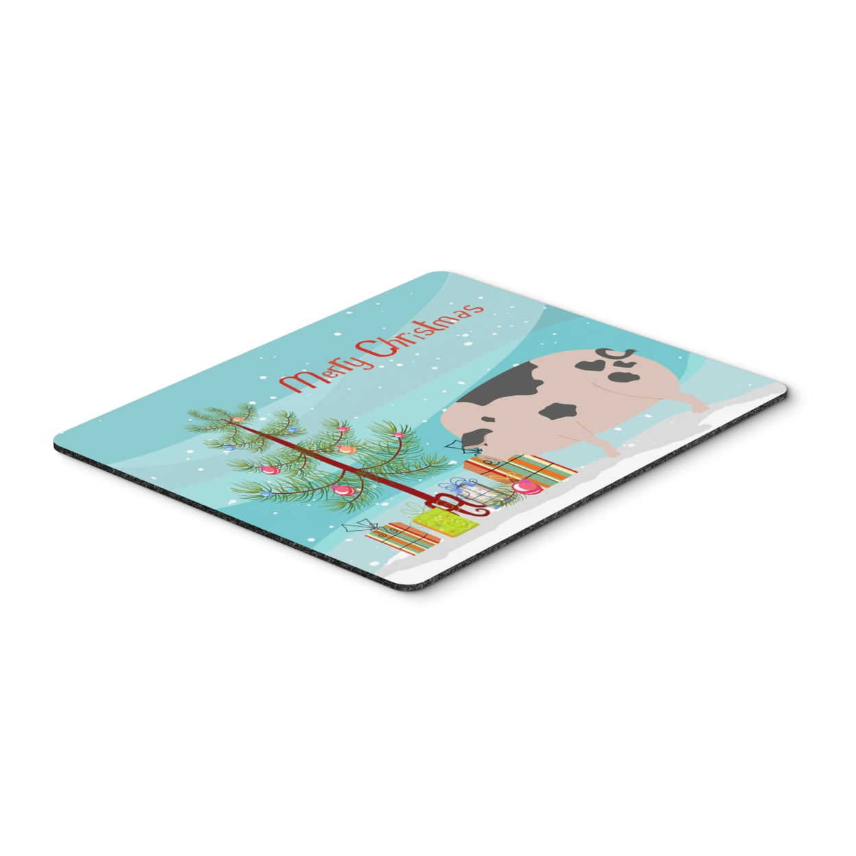 Gloucester Old Spot Pig Christmas Mouse Pad - Hot Pad or Trivet