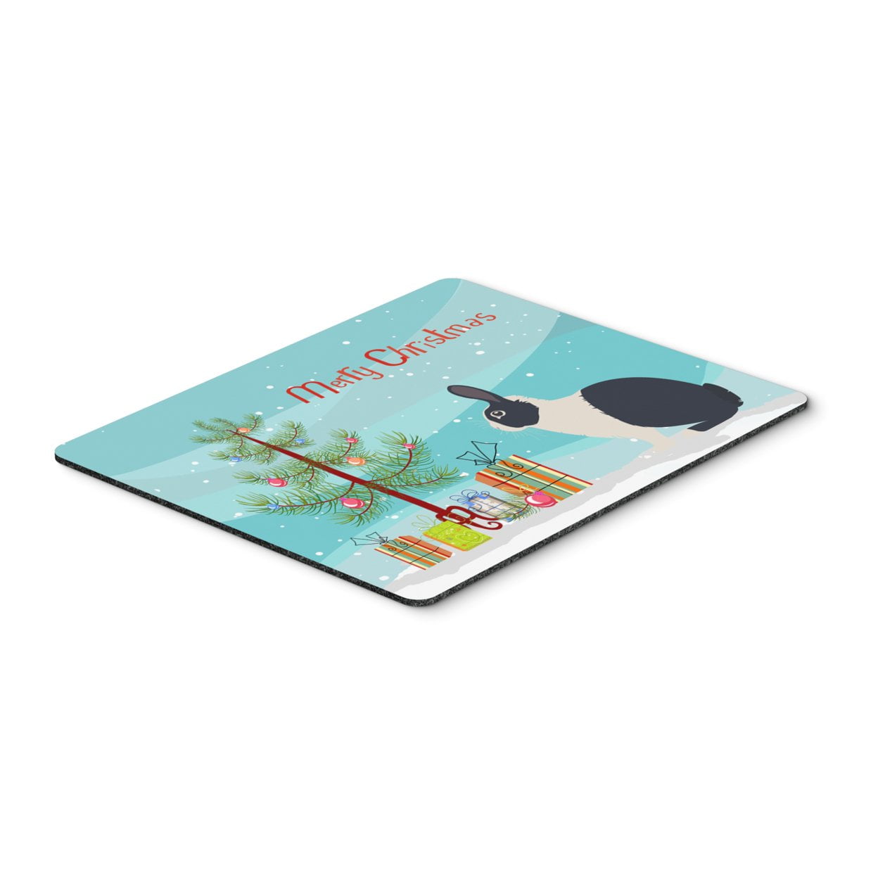 Dutch Rabbit Christmas Mouse Pad, Hot Pad or Trivet