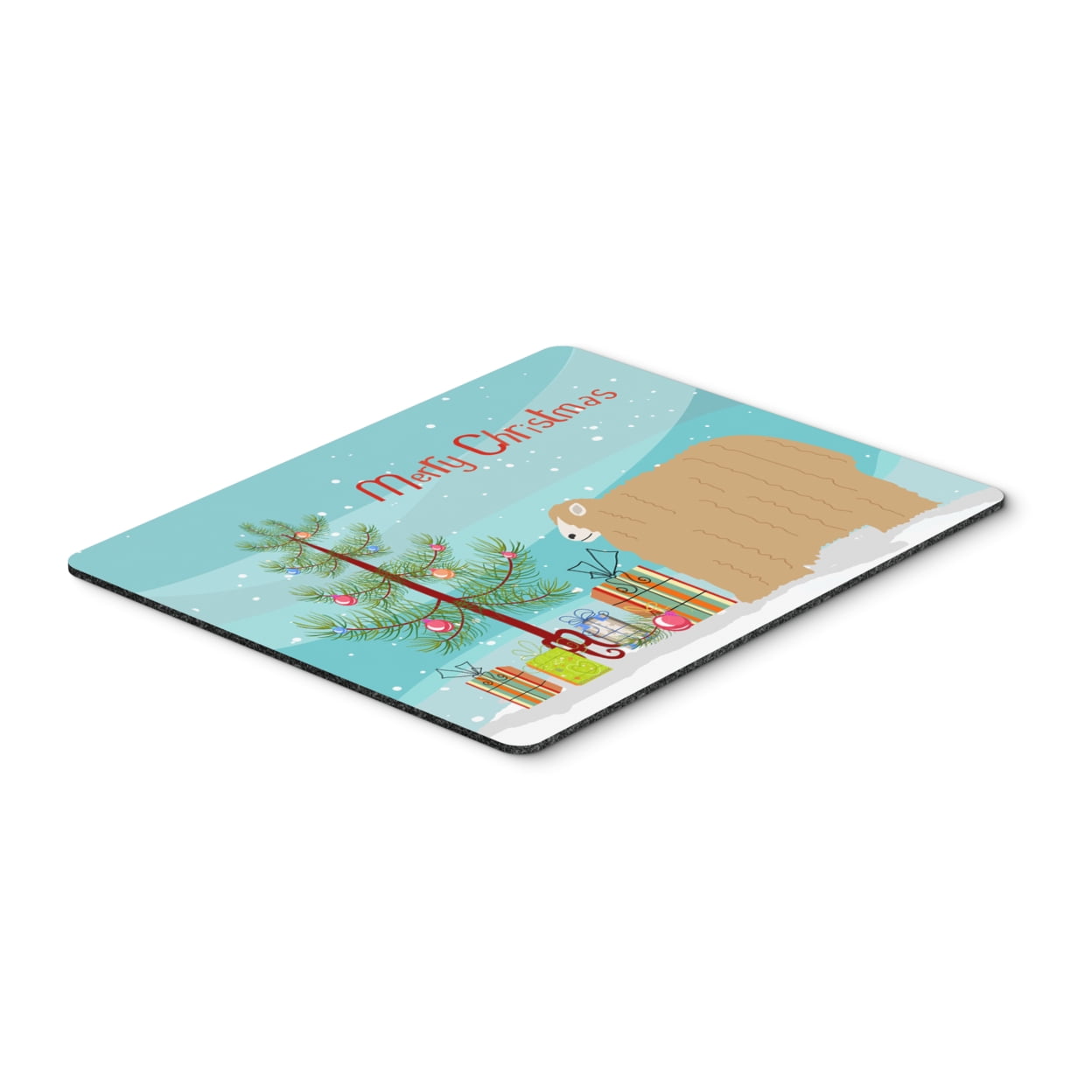 Lincoln Longwool Sheep Christmas Mouse Pad - Hot Pad or Trivet