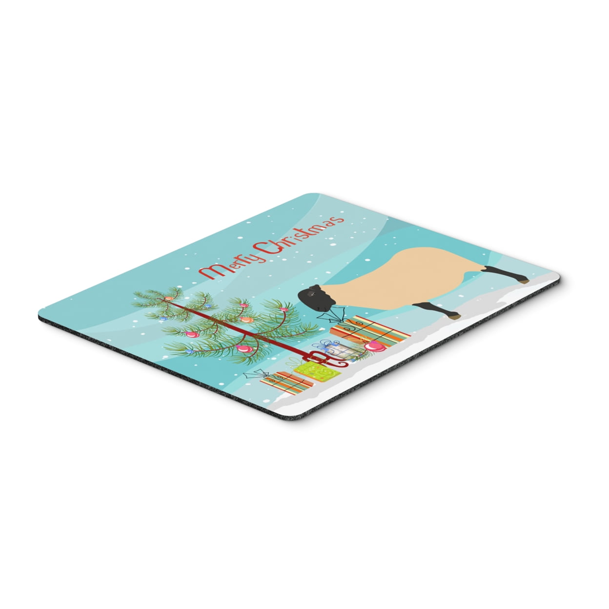 Suffolk Sheep Christmas Mouse Pad - Hot Pad or Trivet