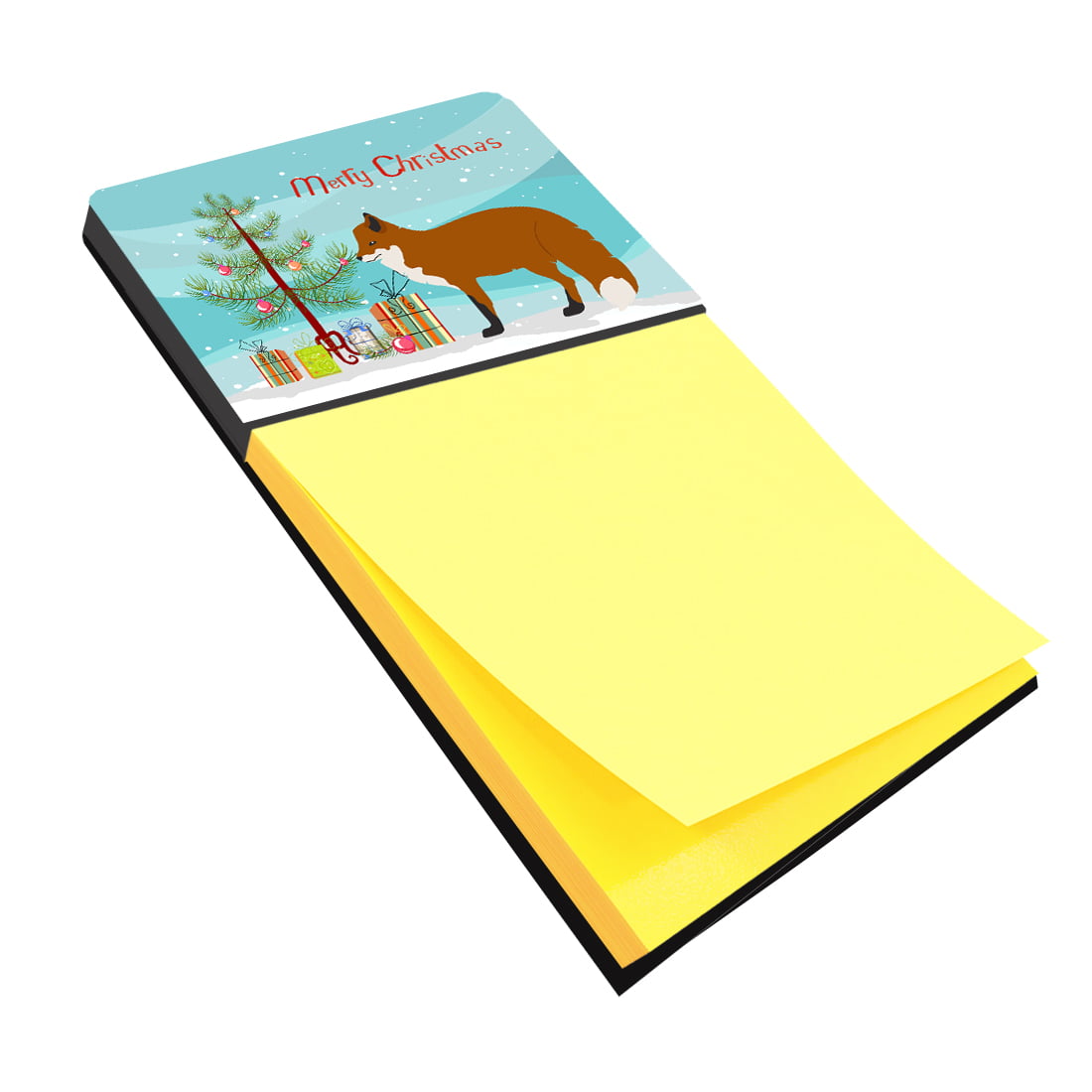 BB9243SN Red Fox Christmas Sticky Note Holder