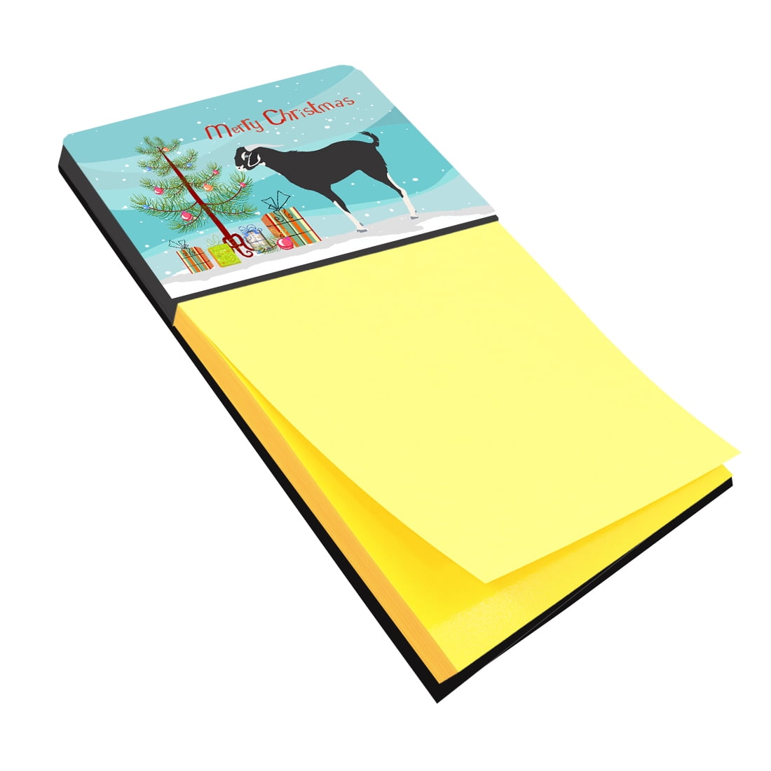 Black Bengal Goat Christmas Sticky Note Holder
