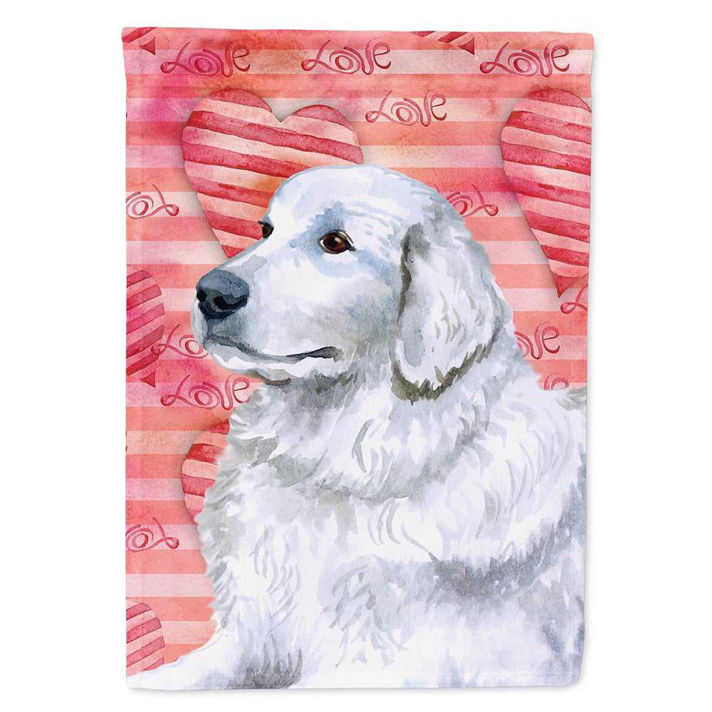 Maremma Sheepdog Love Flag Canvas - House Size