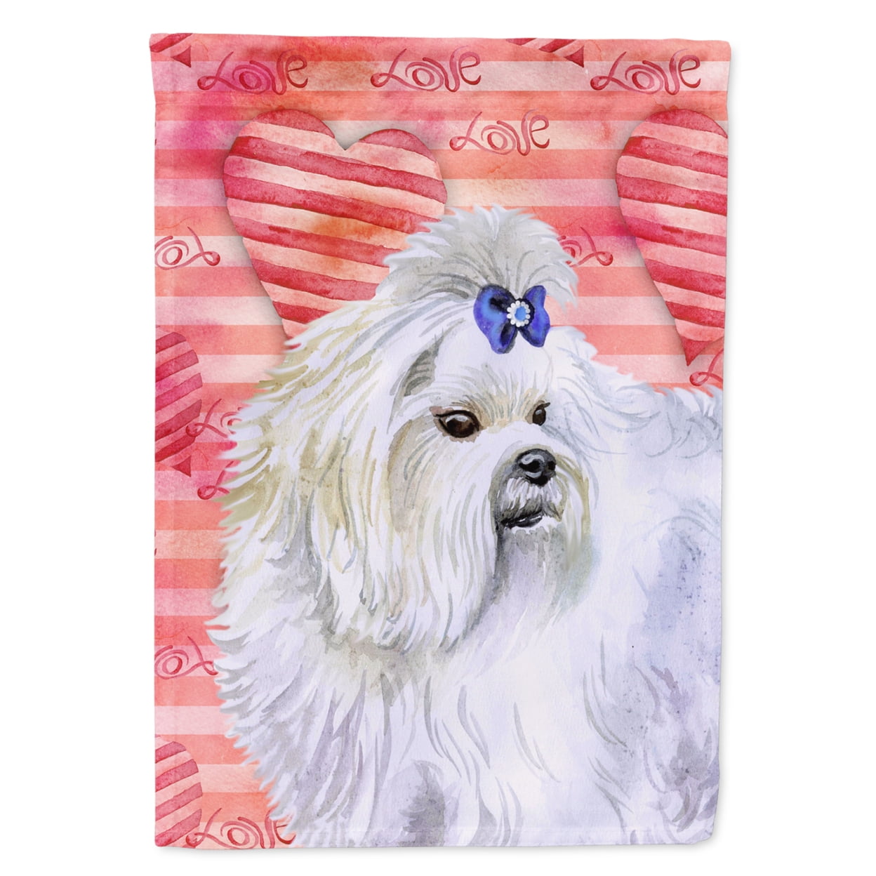 Maltese Love Flag - Garden Size
