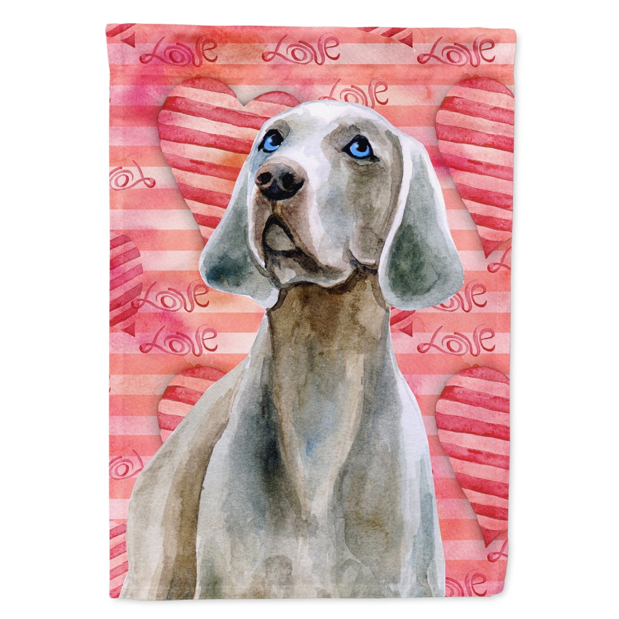 Weimaraner Love Flag - Garden Size