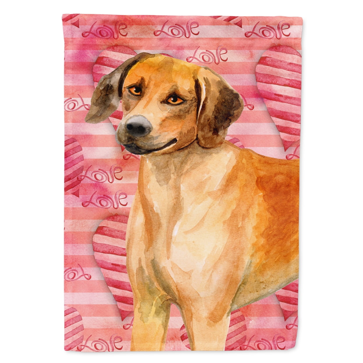 Rhodesian Ridgeback Love Flag - Garden Size