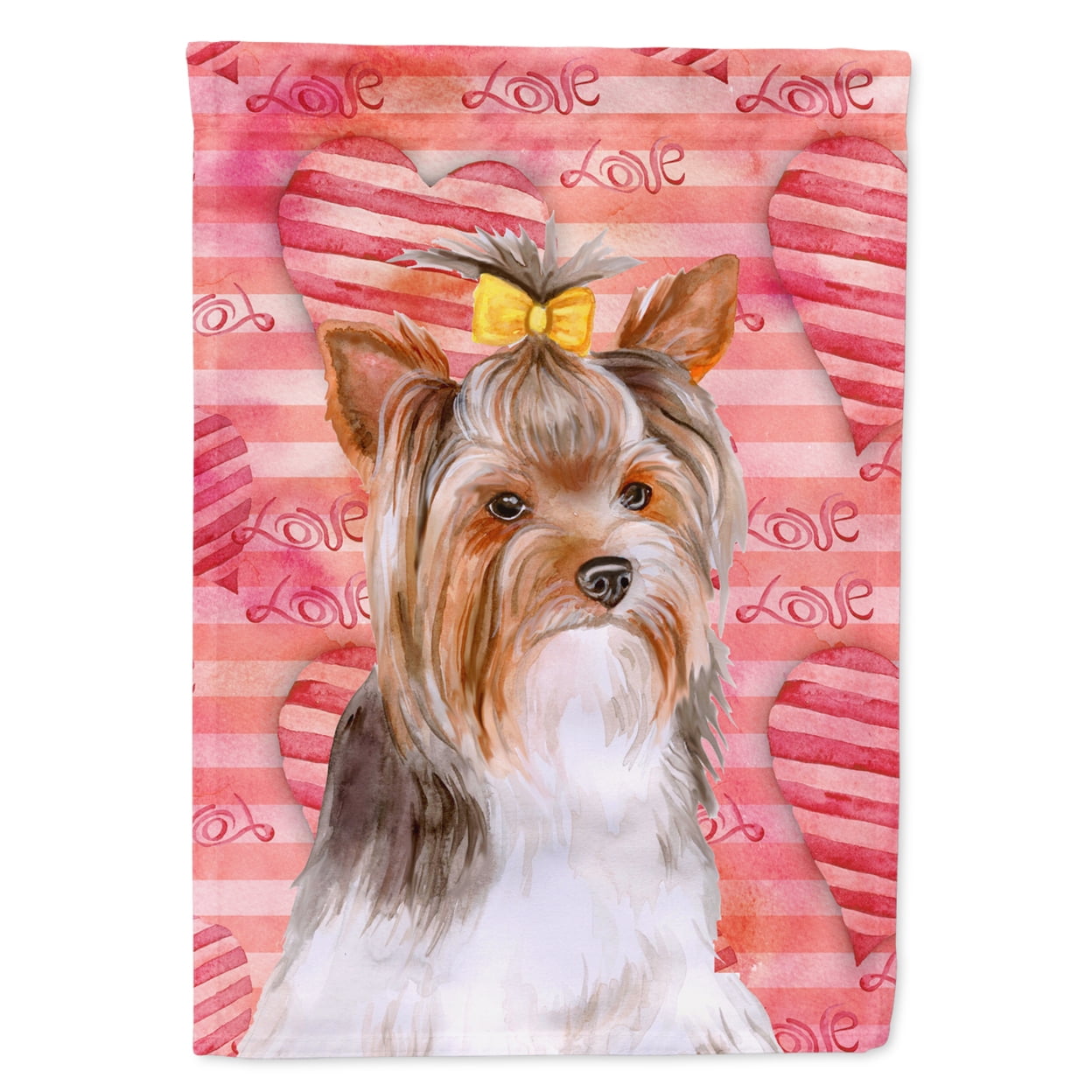Yorkshire Terrier No. 2 Love Flag - Garden Size