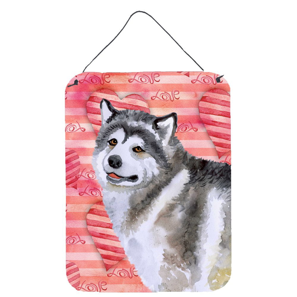 Alaskan Malamute Love Wall or Door Hanging Prints