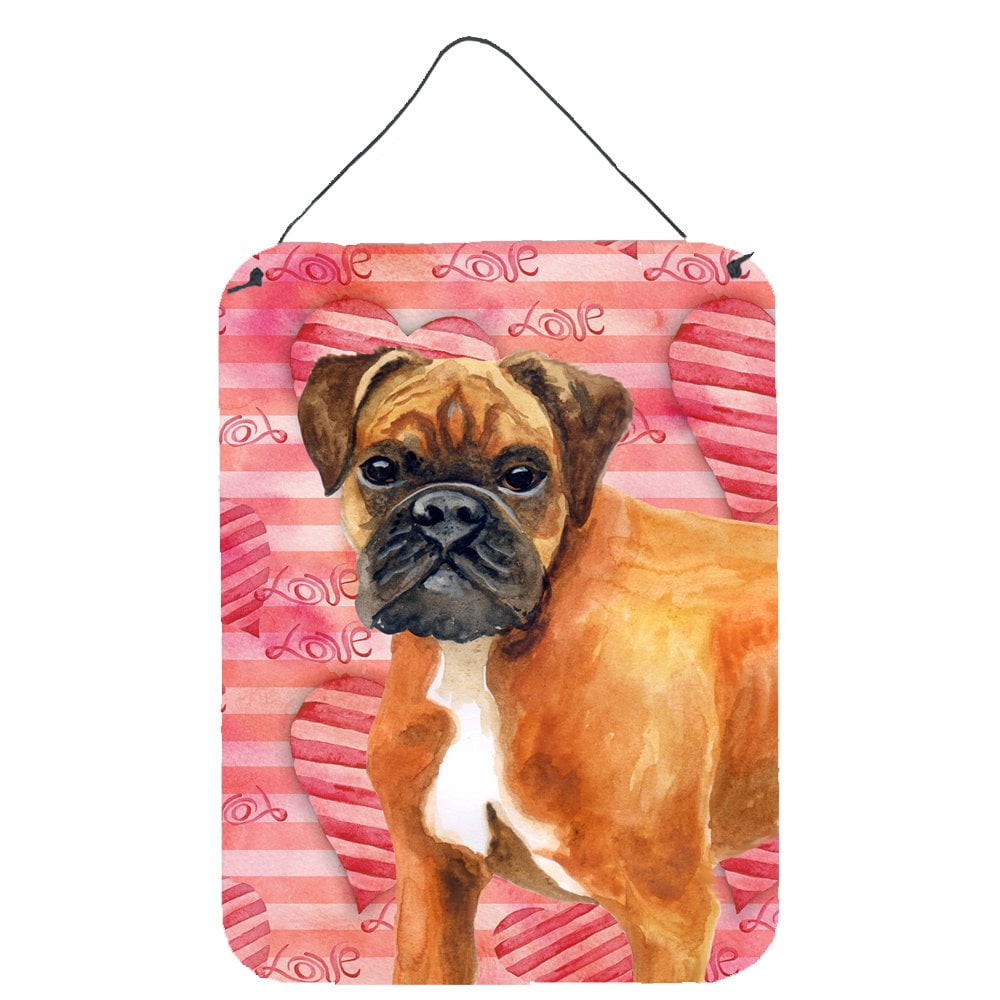 BB9727DS1216 German Boxer Love Wall or Door Hanging Prints
