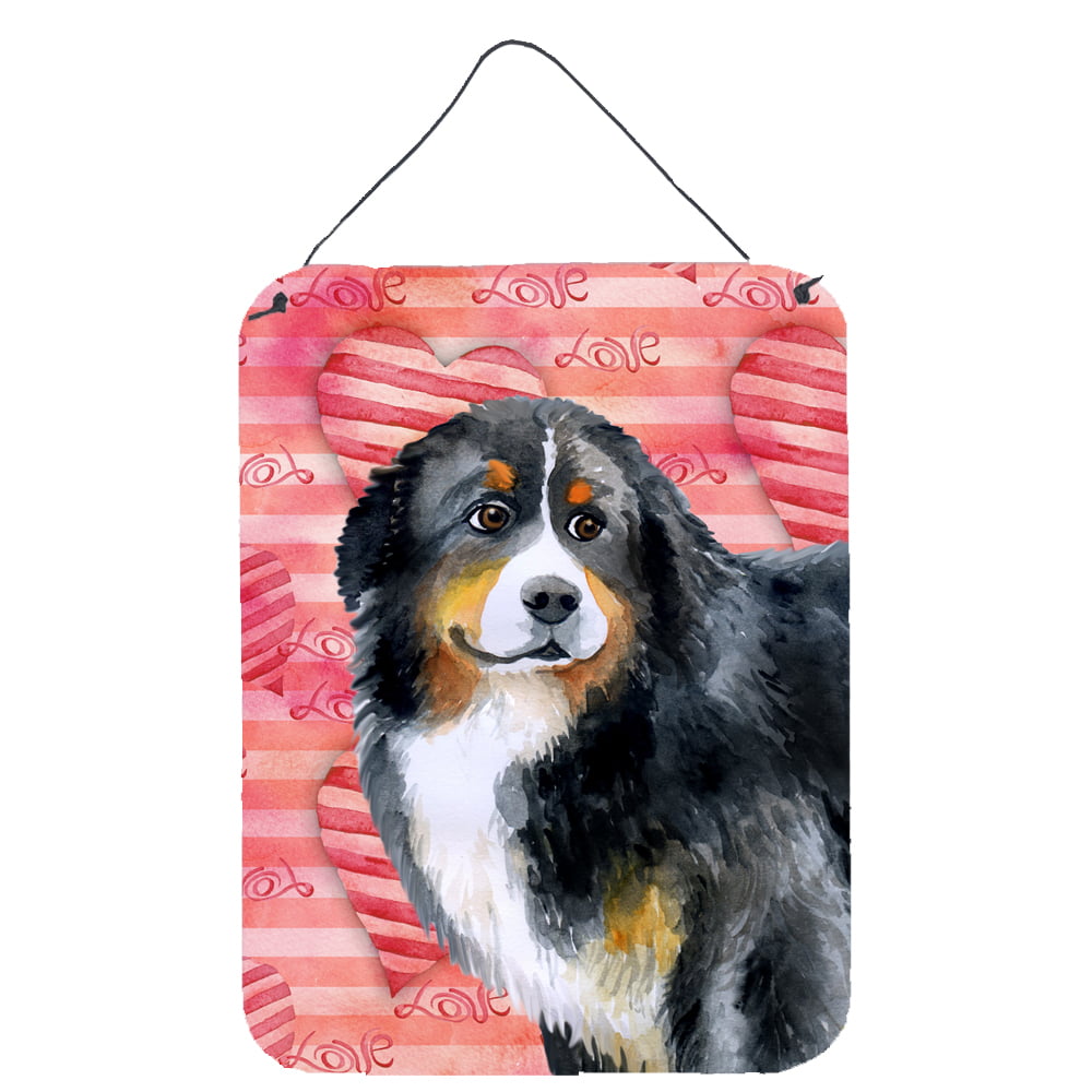Bernese Mountain Dog Love Wall or Door Hanging Prints