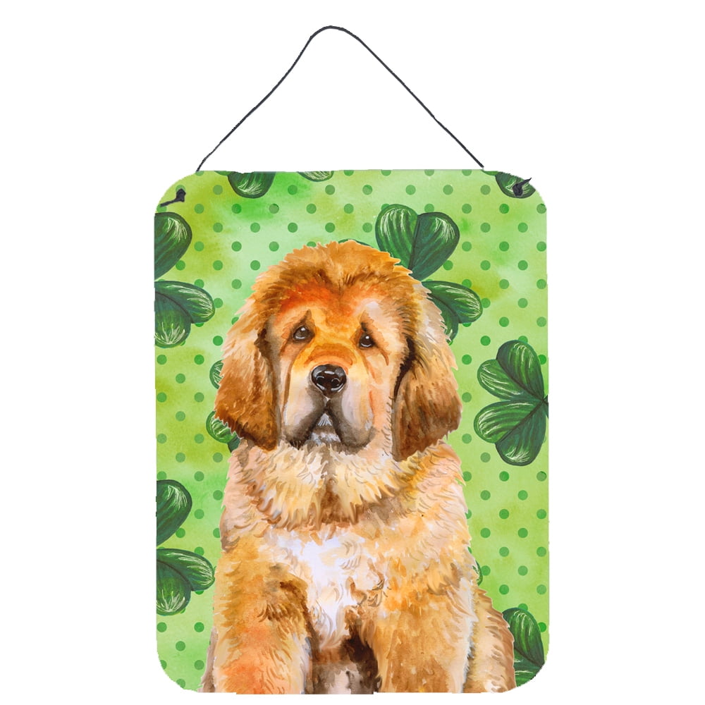 Tibetan Mastiff St Patricks Wall or Door Hanging Prints