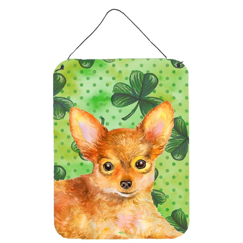 Toy Terrier St Patricks Wall or Door Hanging Prints