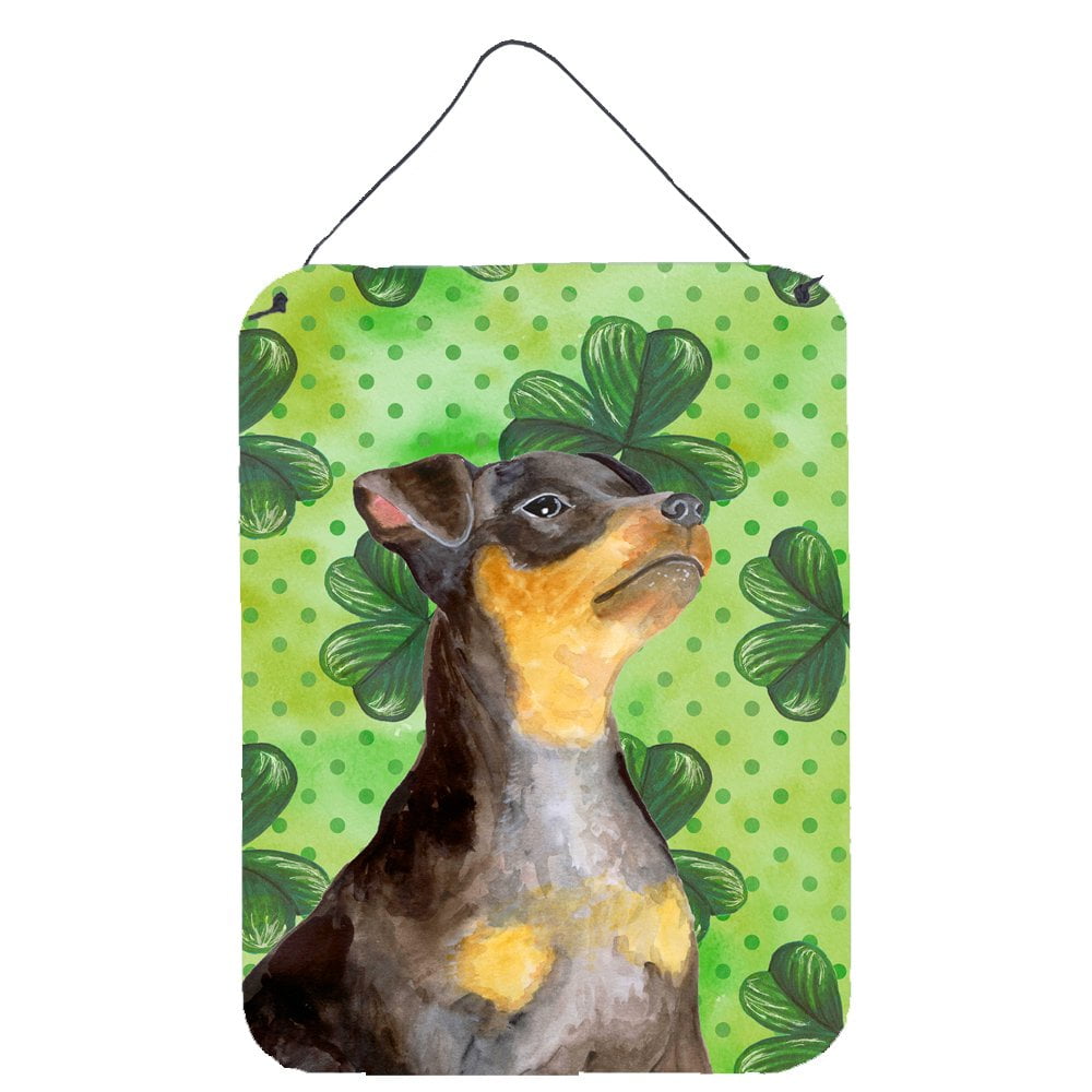 Miniature Pinscher No. 2 St Patricks Wall or Door Hanging Prints