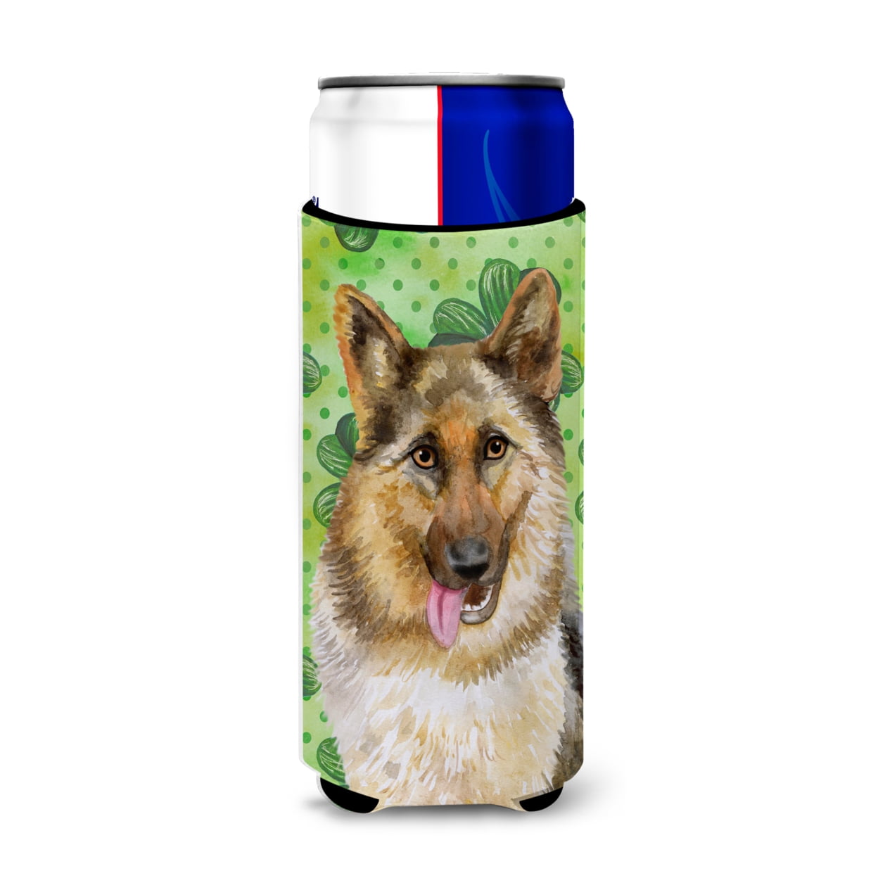 German Shepherd St Patricks Michelob Ultra Hugger for Slim Cans