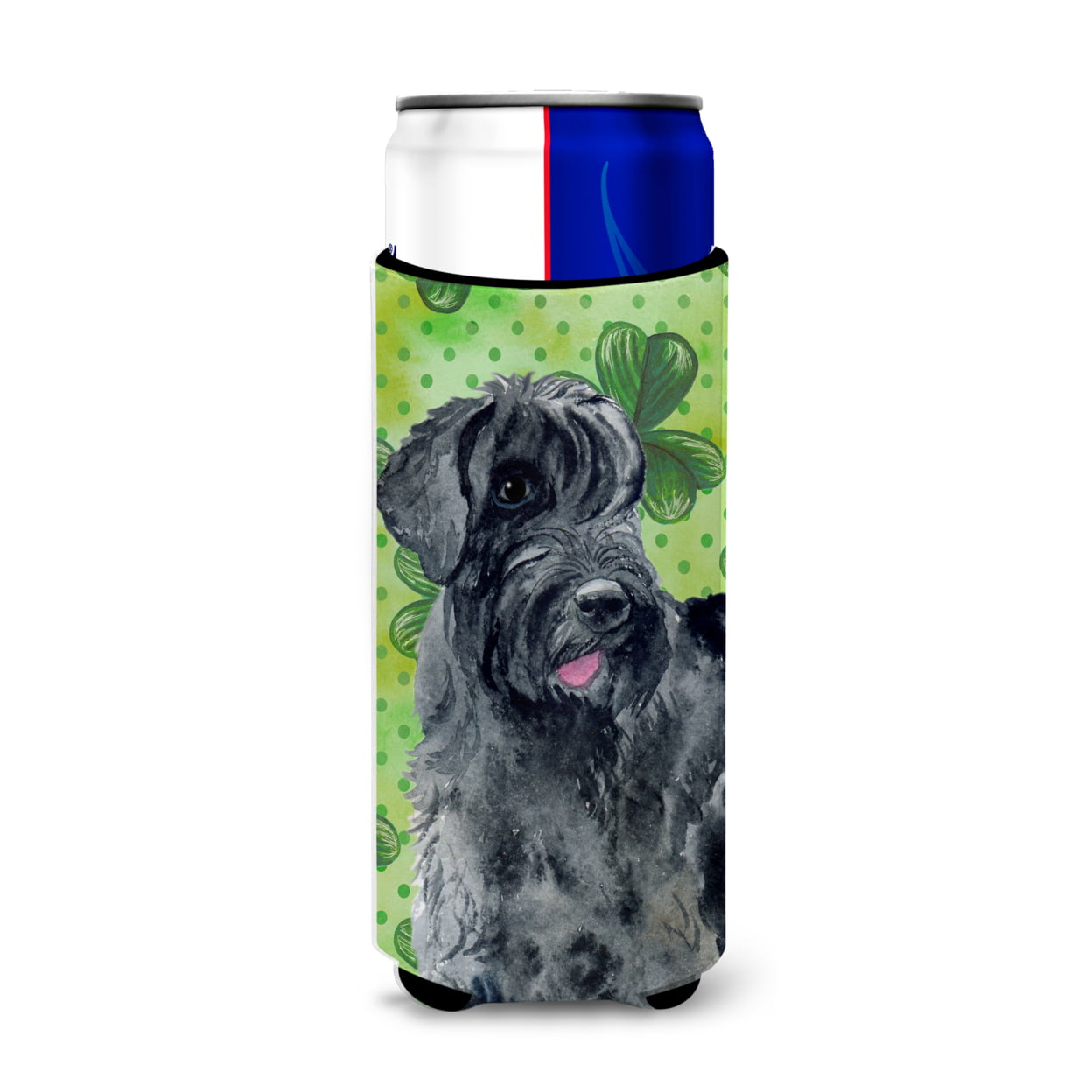 Giant Schnauzer St Patricks Michelob Ultra Hugger for Slim Cans