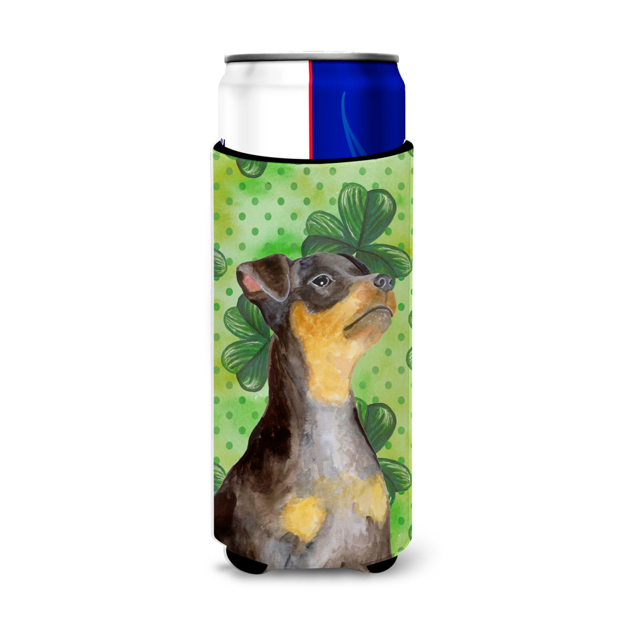 Miniature Pinscher No. 2 St Patricks Michelob Ultra Hugger for Slim Cans
