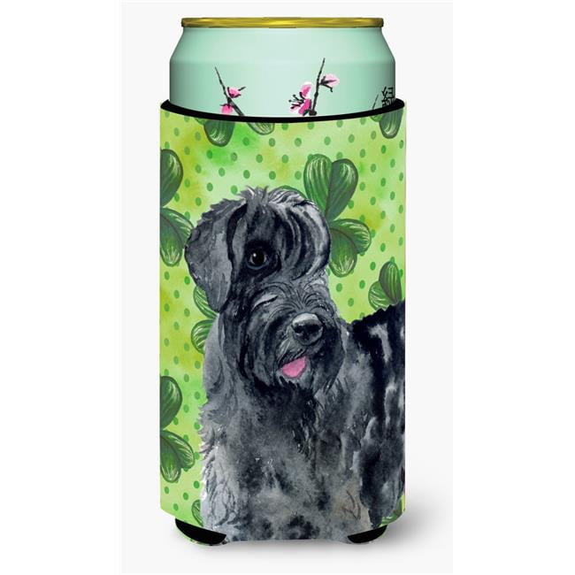 Giant Schnauzer St Patricks Tall Boy Beverage Insulator Hugger