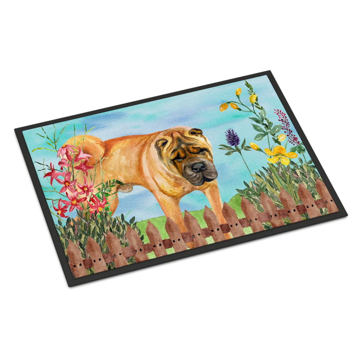 Shar Pei Spring Indoor or Outdoor Mat - 24 x 36 in.