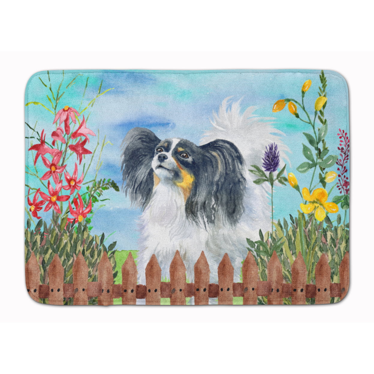 CK1219RUG Papillon Spring Machine Washable Memory Foam Mat
