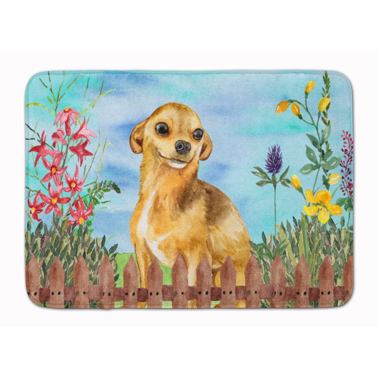 CK1220RUG Chihuahua Spring Machine Washable Memory Foam Mat