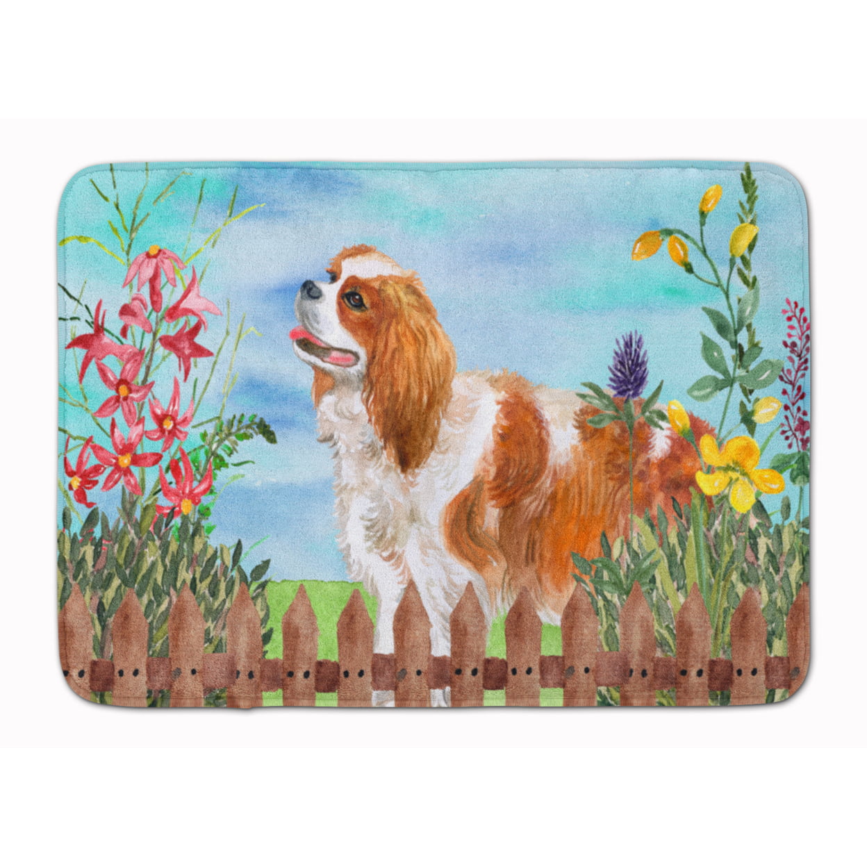 CK1225RUG Cavalier Spaniel Spring Machine Washable Memory Foam Mat