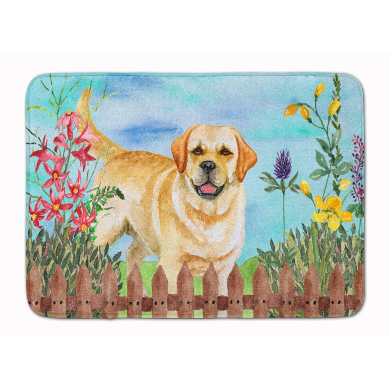 CK1226RUG Golden Retriever Spring Machine Washable Memory Foam Mat