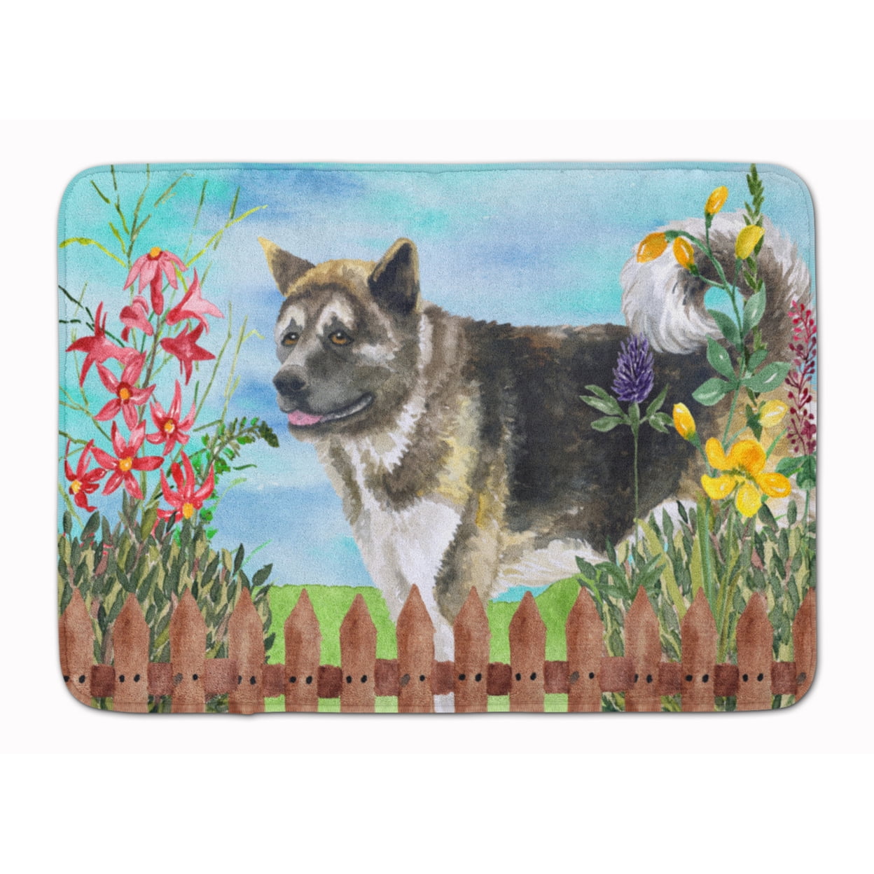 CK1231RUG American Akita Spring Machine Washable Memory Foam Mat