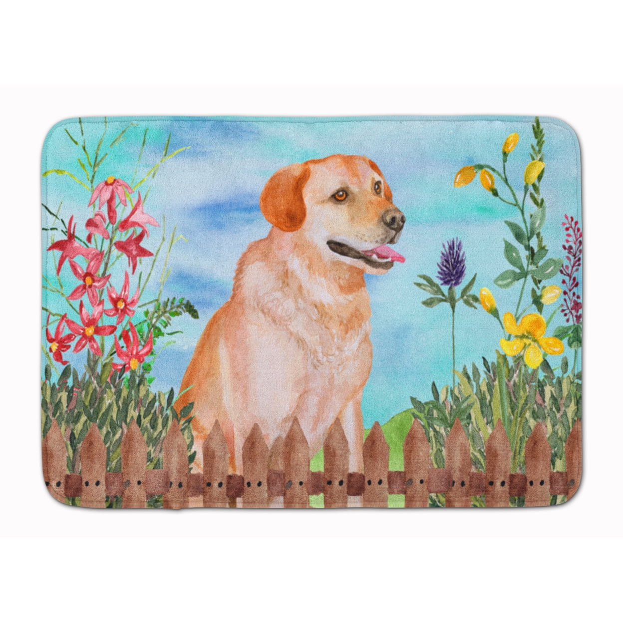 Labrador Retriever Spring Machine Washable Memory Foam Mat