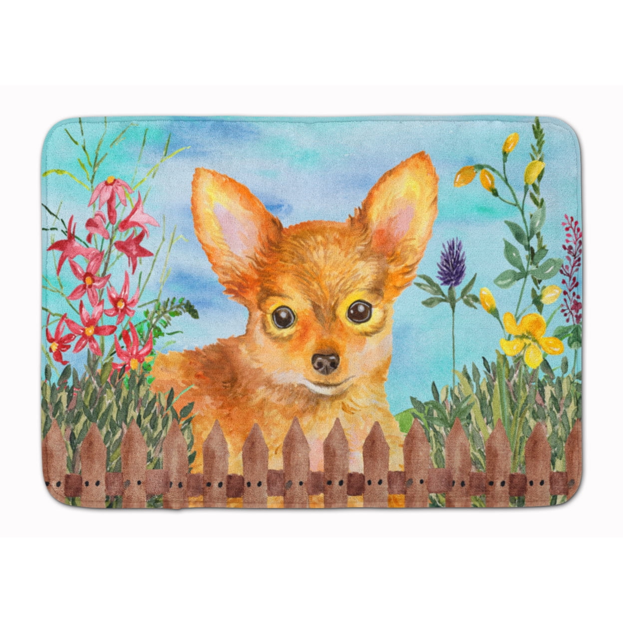 CK1284RUG Toy Terrier Spring Machine Washable Memory Foam Mat