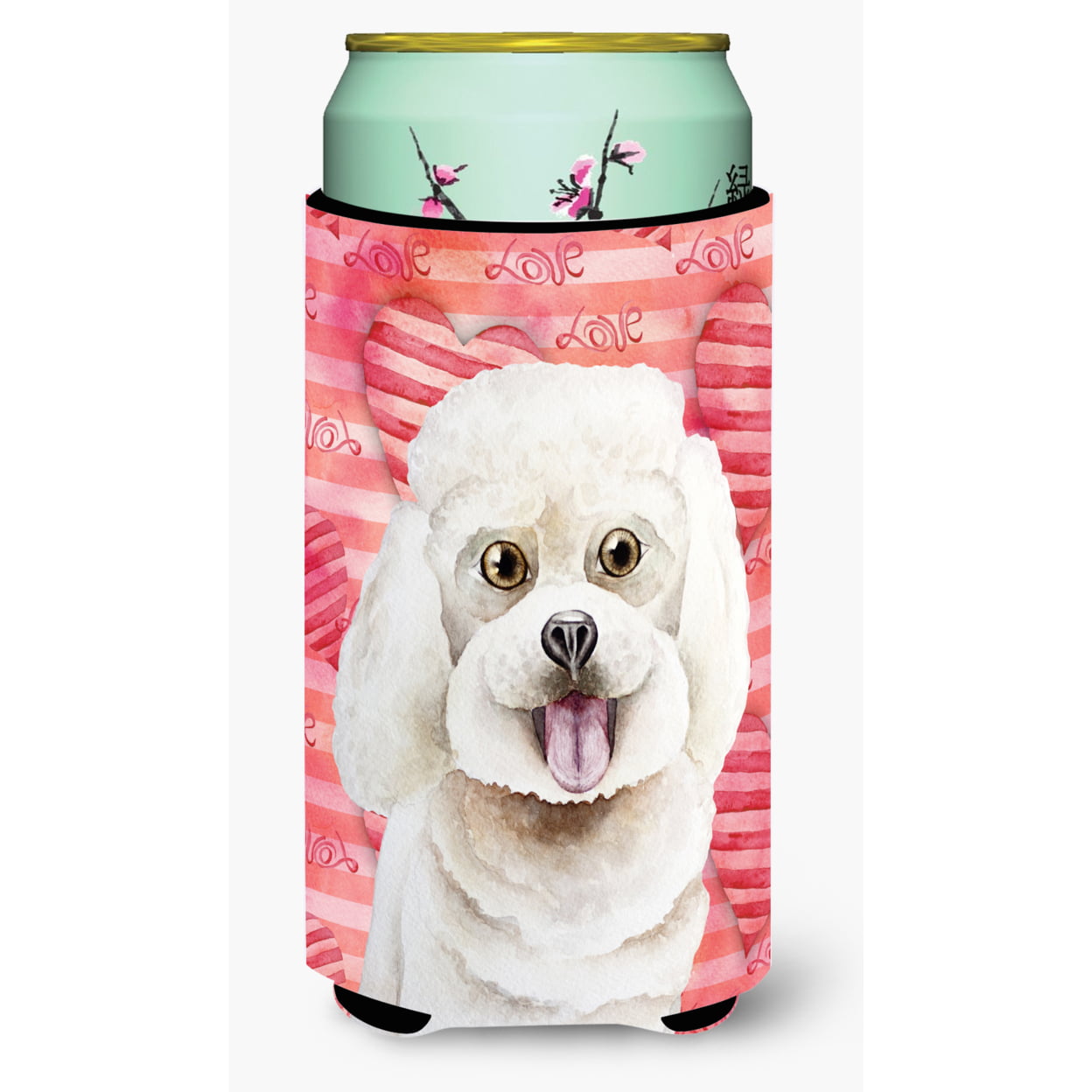 Bichon Frise Love Tall Boy Beverage Insulator Hugger