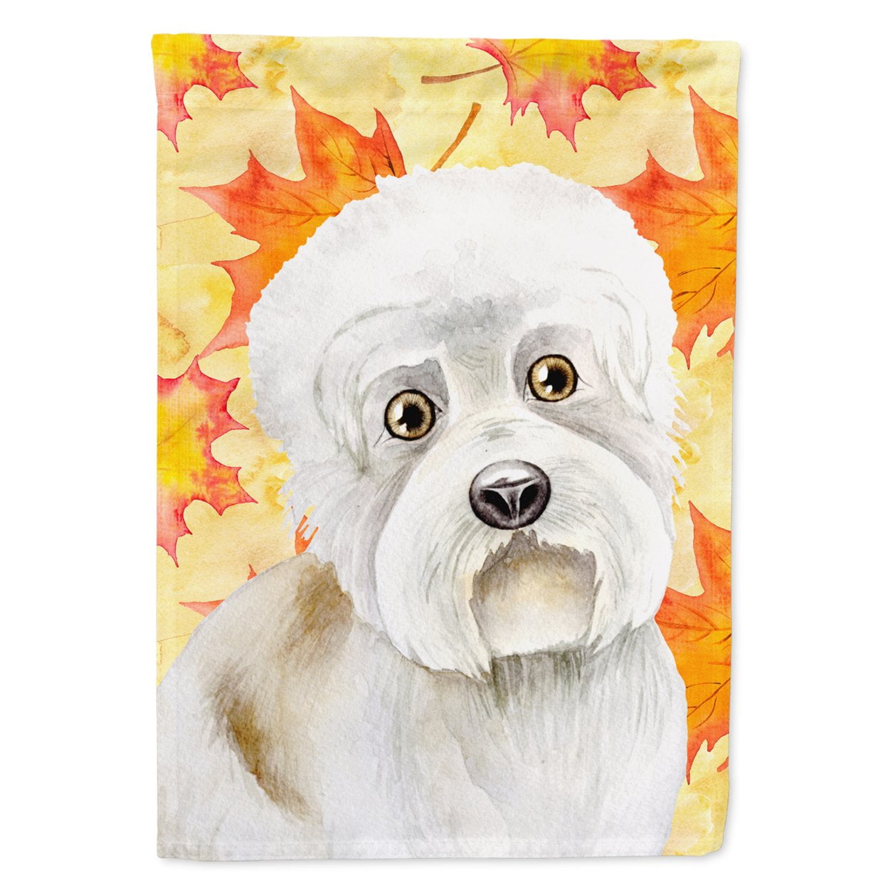 Dandie Dinmont Fall Flag - Garden Size