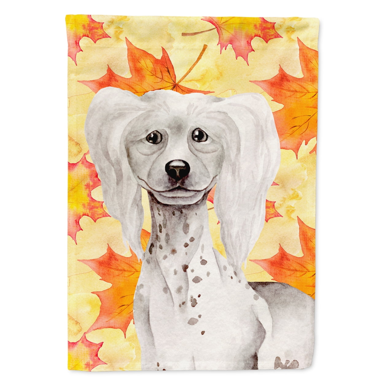 Chinese Crested Fall Flag - Garden Size