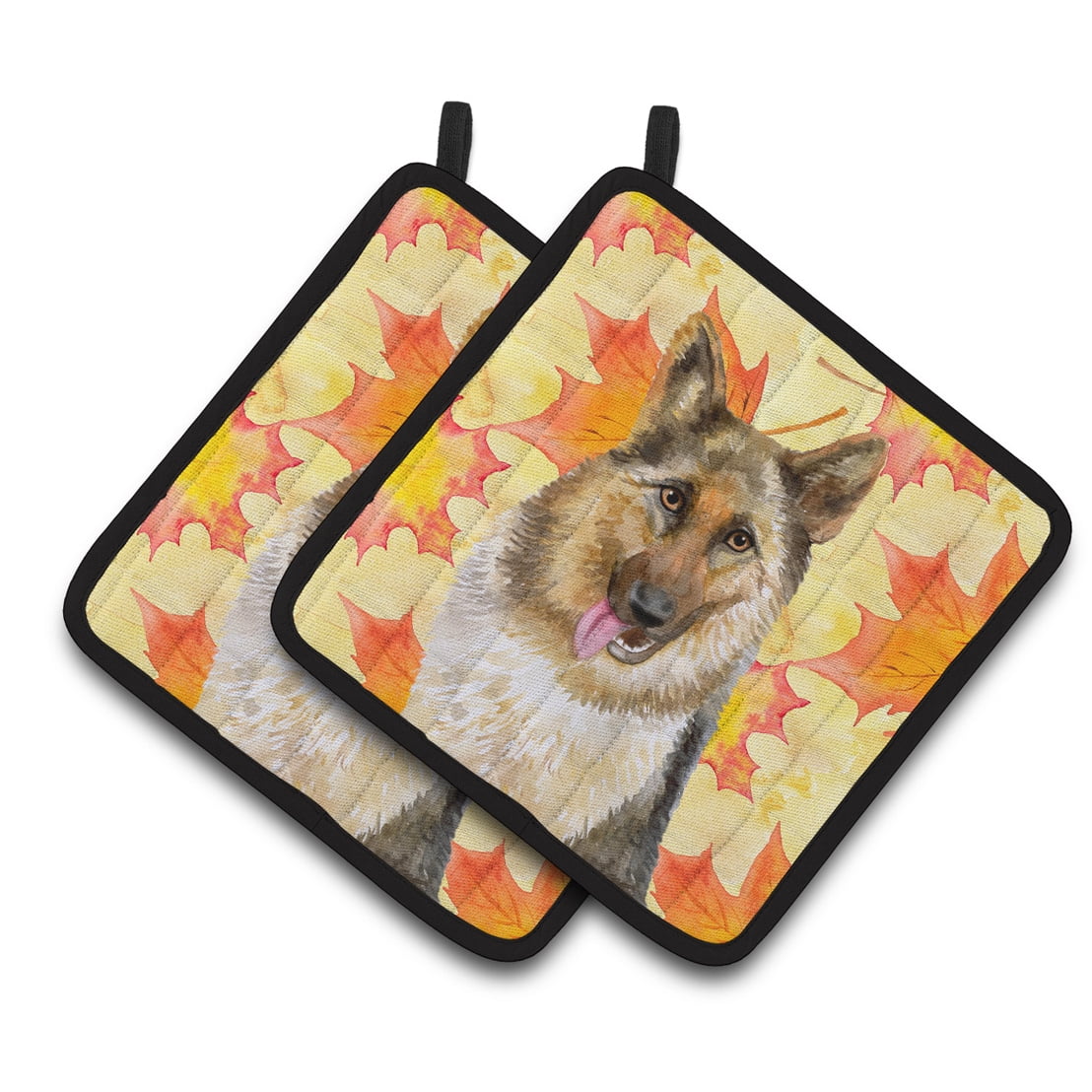 BB9915PTHD German Shepherd Fall Pair of Pot Holders