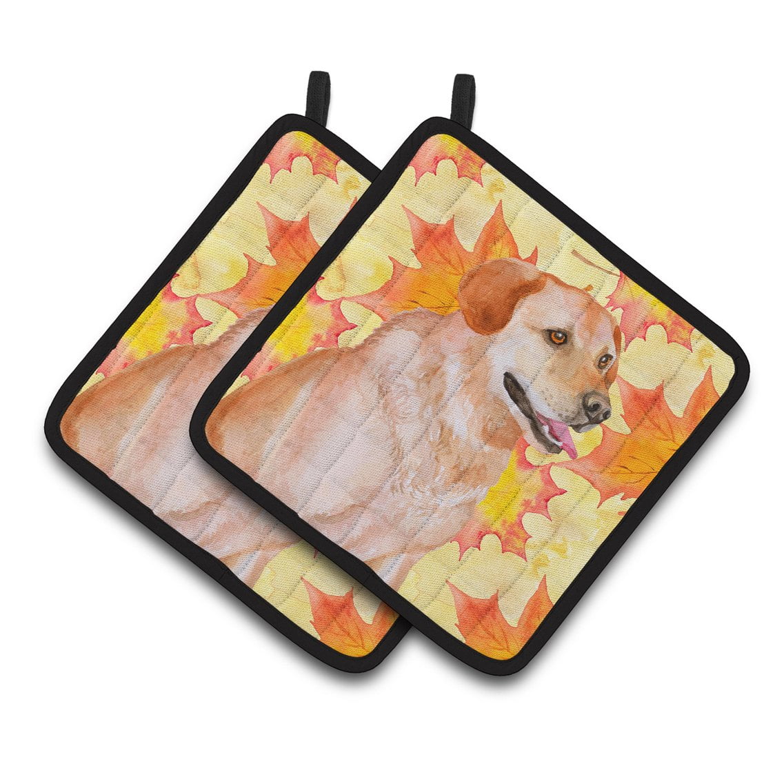 Labrador Retriever Fall Pair of Pot Holders