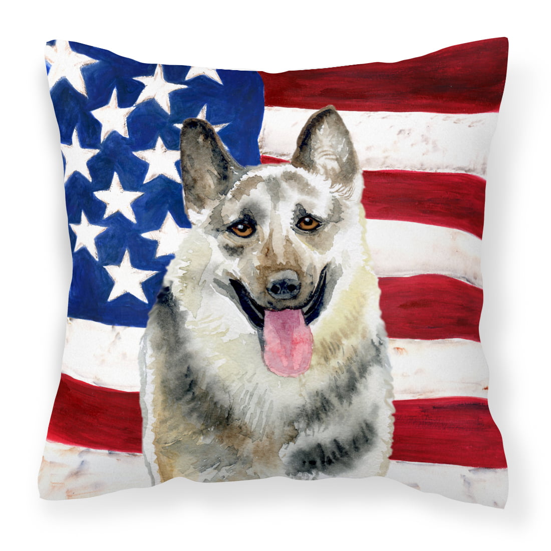 East-European Shepherd Patriotic Fabric Decorative Pillow
