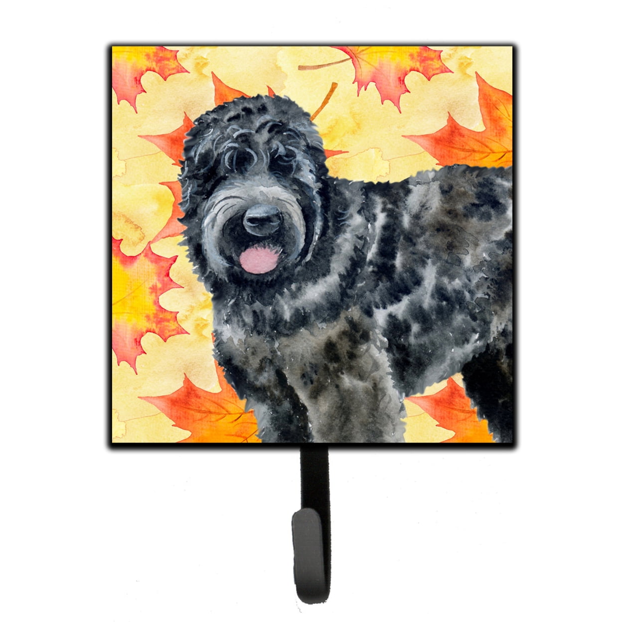 Black Russian Terrier Fall Leash or Key Holder