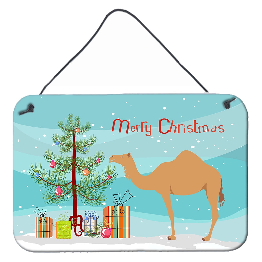 Arabian Camel Dromedary Christmas Wall or Door Hanging Prints