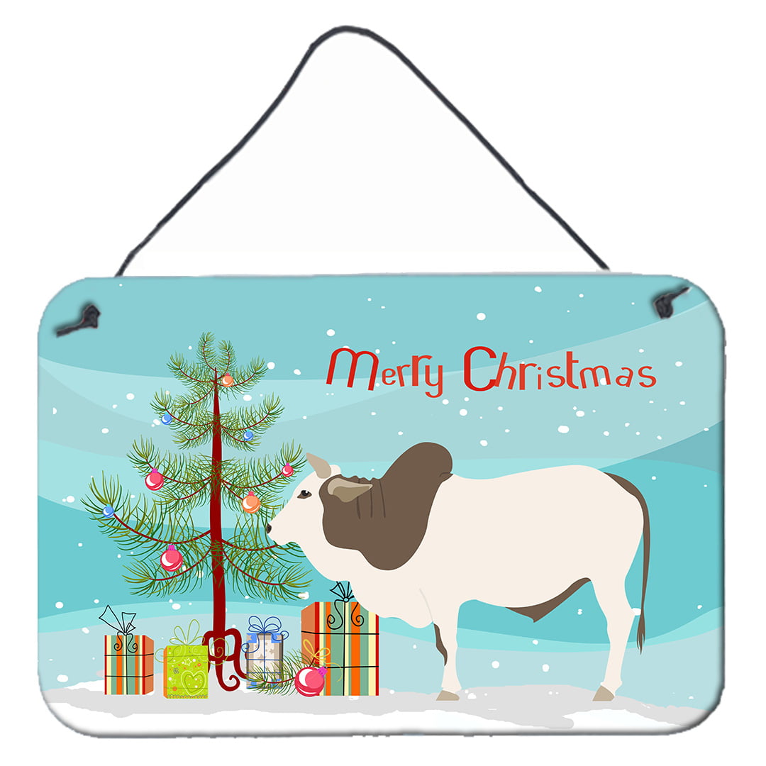 Malvi Cow Christmas Wall or Door Hanging Prints