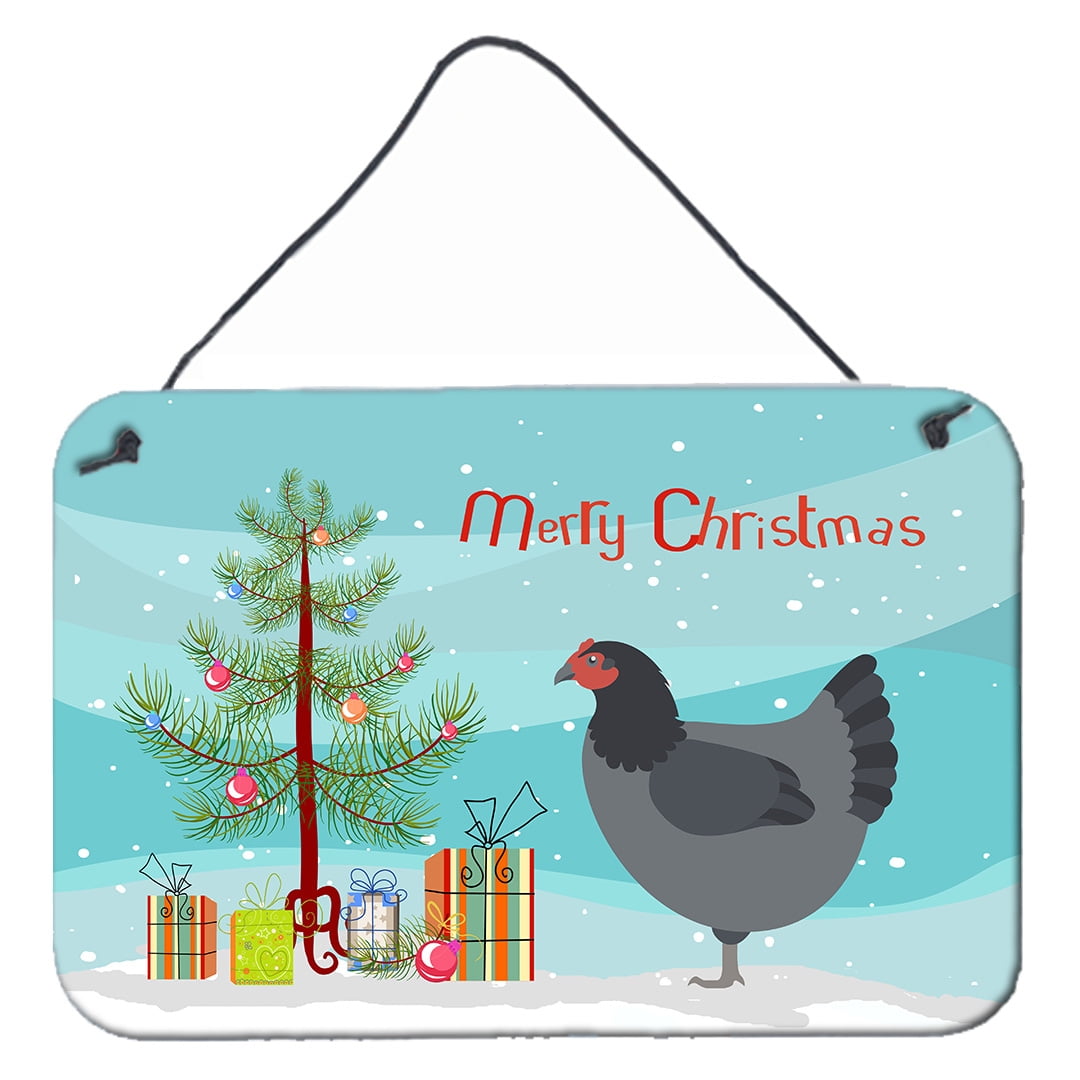 Jersey Giant Chicken Christmas Wall or Door Hanging Prints