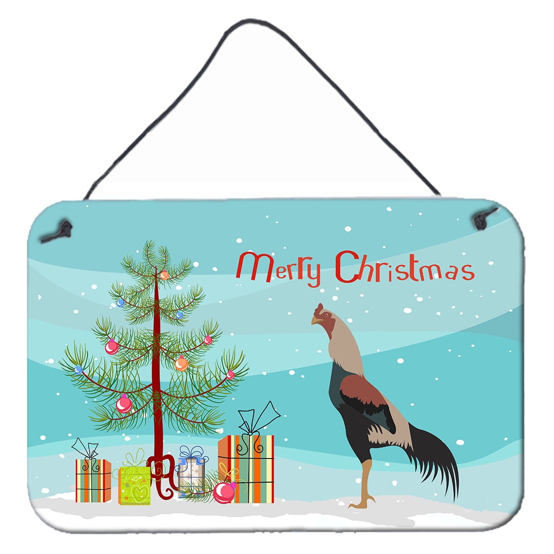 Kulang Chicken Christmas Wall or Door Hanging Prints