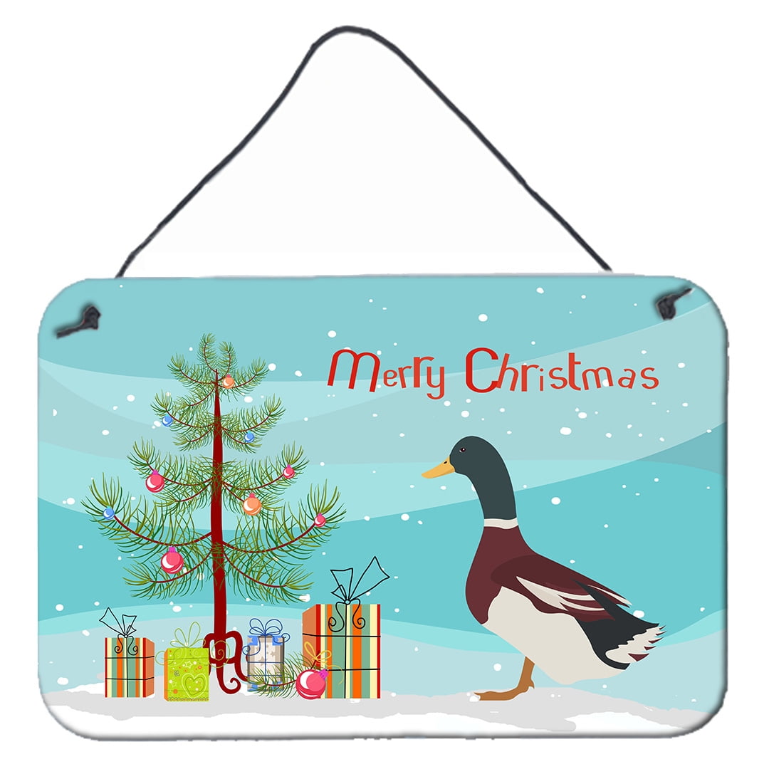 Rouen Duck Christmas Wall or Door Hanging Prints