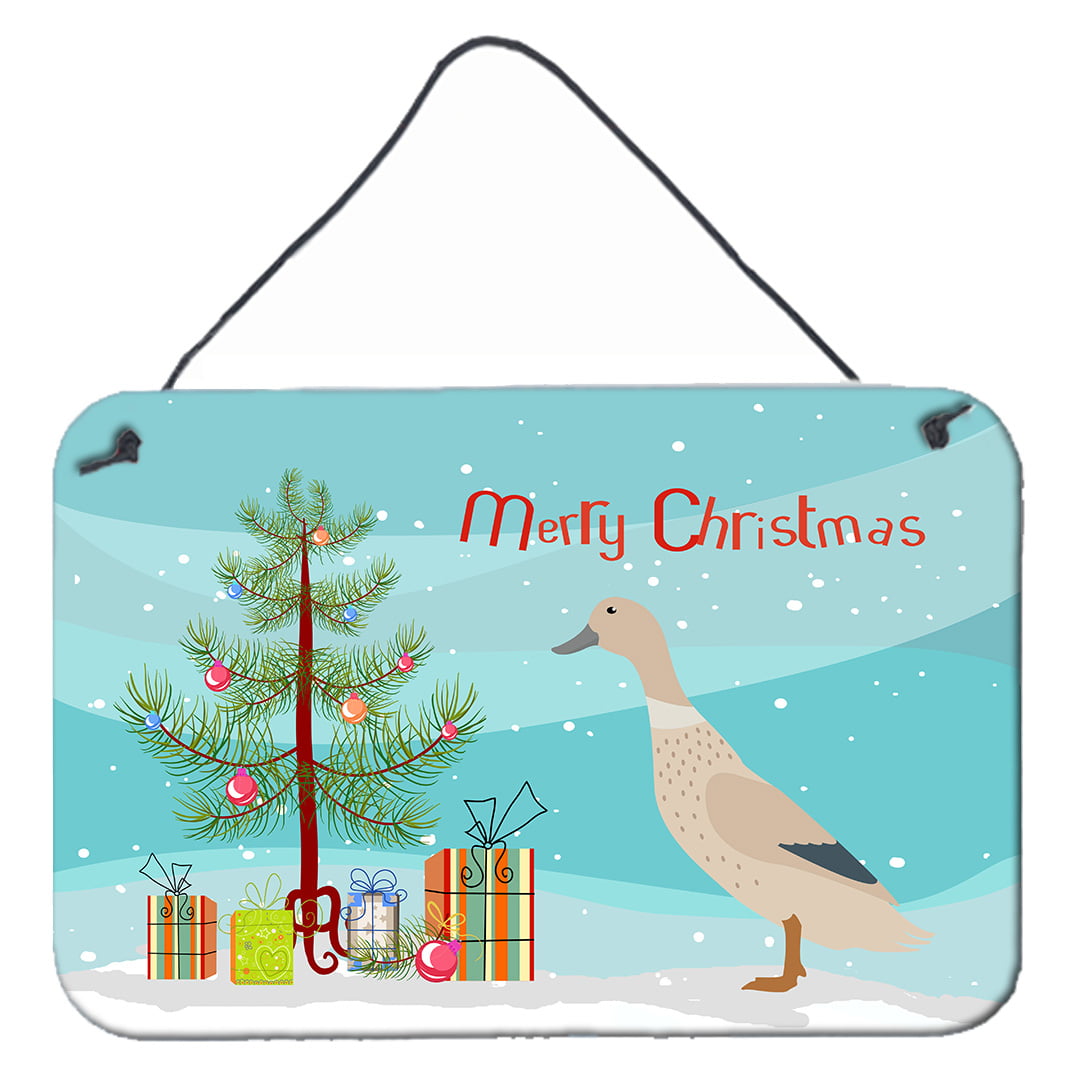 West Harlequin Duck Christmas Wall or Door Hanging Prints