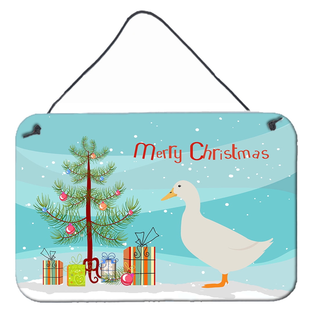 American Pekin Duck Christmas Wall or Door Hanging Prints