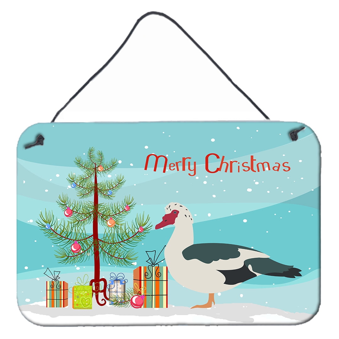 Muscovy Duck Christmas Wall or Door Hanging Prints