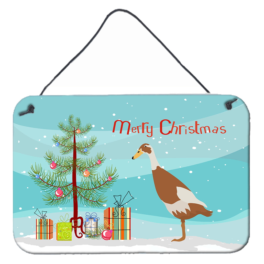 BB9232DS812 Indian Runner Duck Christmas Wall or Door Hanging Prints