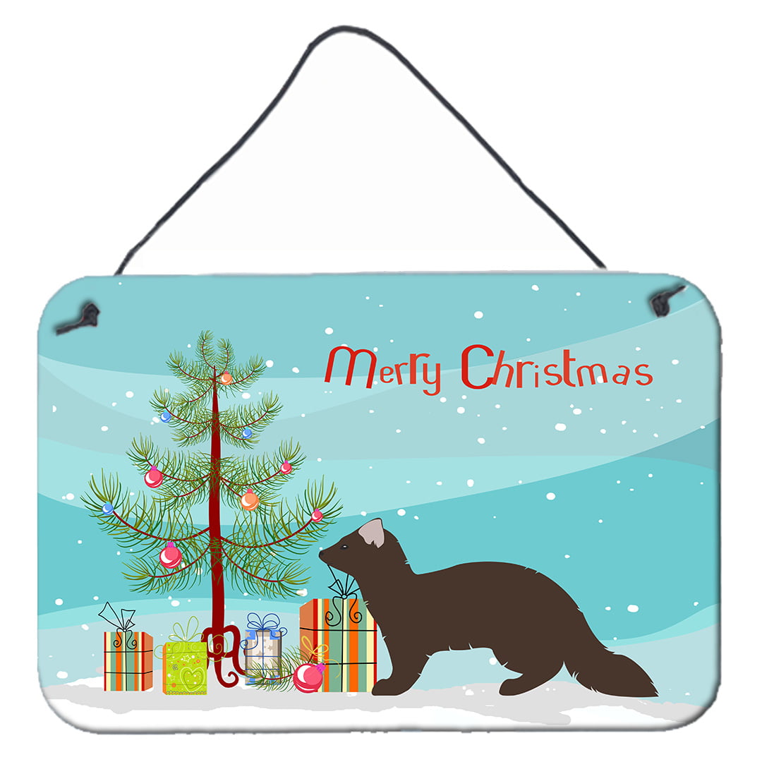 Sable Marten Christmas Wall or Door Hanging Prints